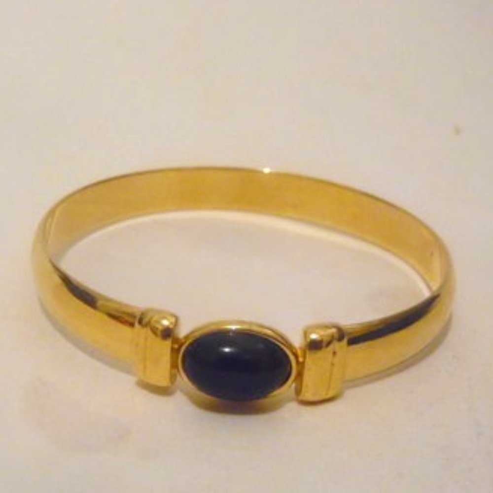 Vintage Monet Oval Slip-on Bracelet Size 6-3/4"